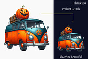 Groovy 70s Halloween Clipart, a Graphic by designcity5 (Thumbnail 4 of 5)