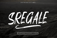SREGALE Brush Font