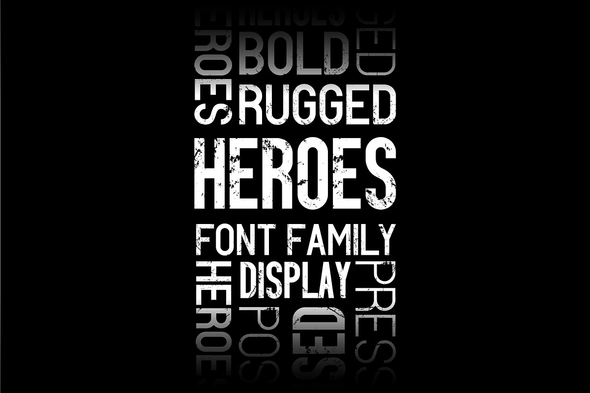 Heroes Font Bundle (6), a Font by Full Circle Design Studio (Photo 1 of 7)
