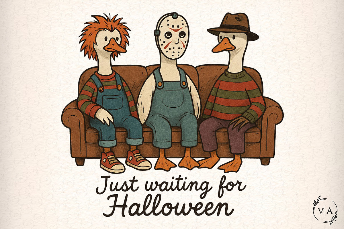 Just Waiting for Halloween Funny, an Icon by Craft Nest (Photo 1 of 6)