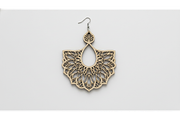 Floral Drop Earring SVGs, a Graphic by musafir_fashion (Thumbnail 8 of 11)