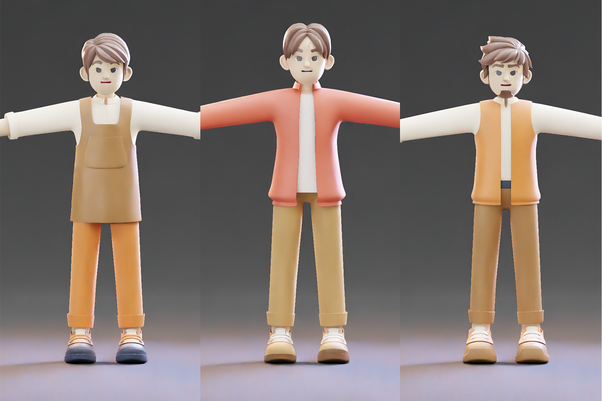 Male Avatar 3D Character Model, a Characters & Person 3D Model by Dudukbersama (Photo 1 of 4)