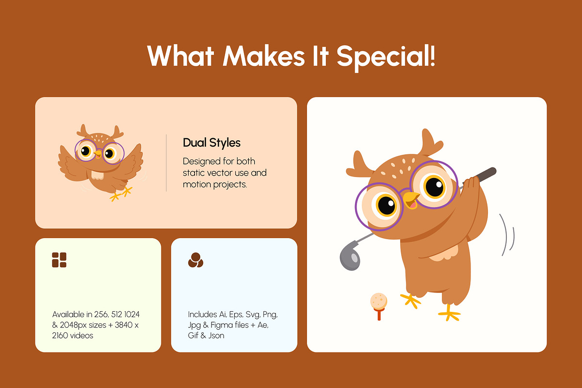 90 Owl Illustration Bundle, an Animal Illustration by Brickclay (Photo 2 of 9)