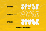 Teenage Decay, a Sans Serif Font by TeenageFoundry (Thumbnail 3 of 8)