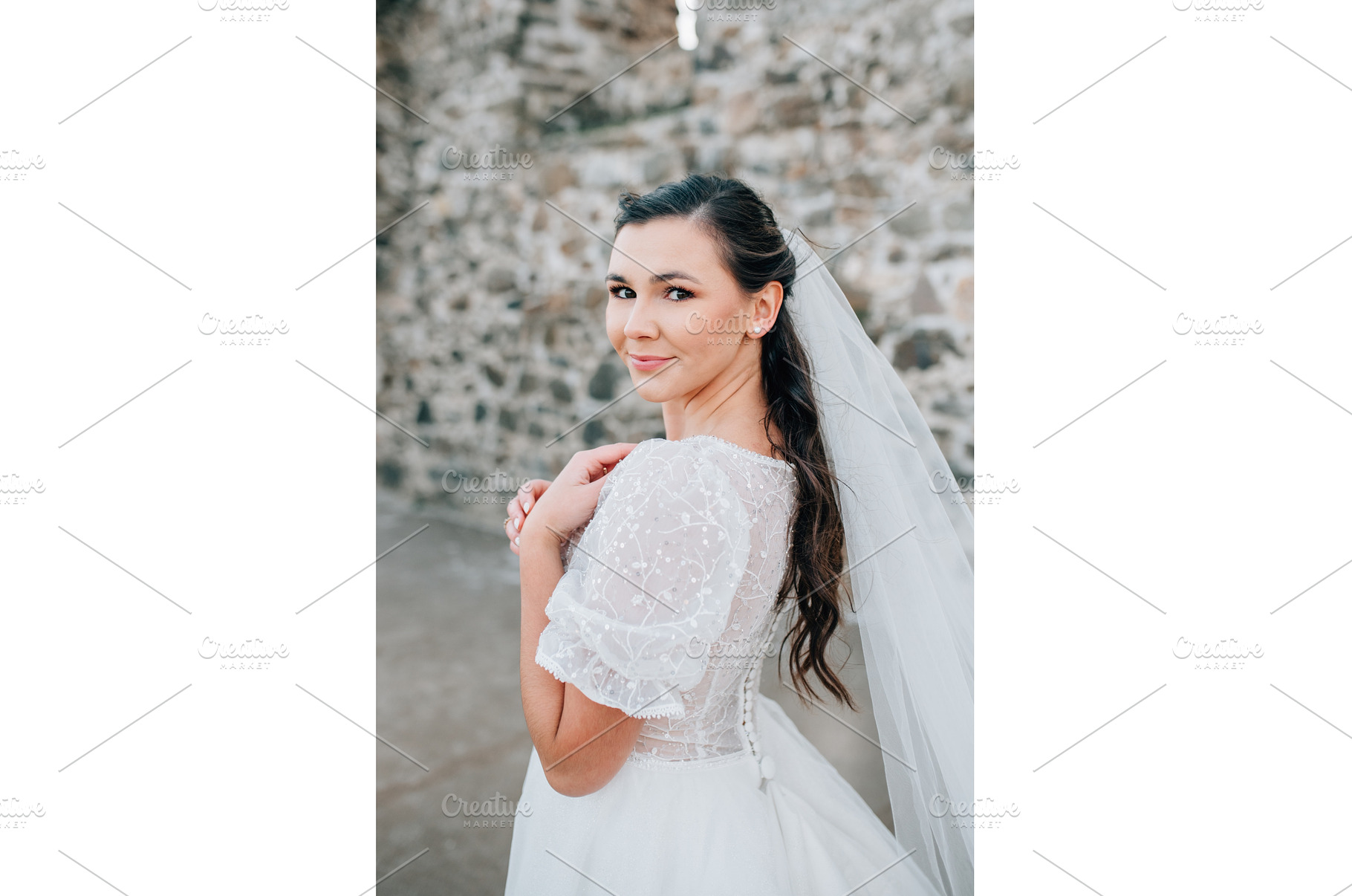 Stunning bride in a snow-white, a Beauty & Fashion Photo by HalfPoint