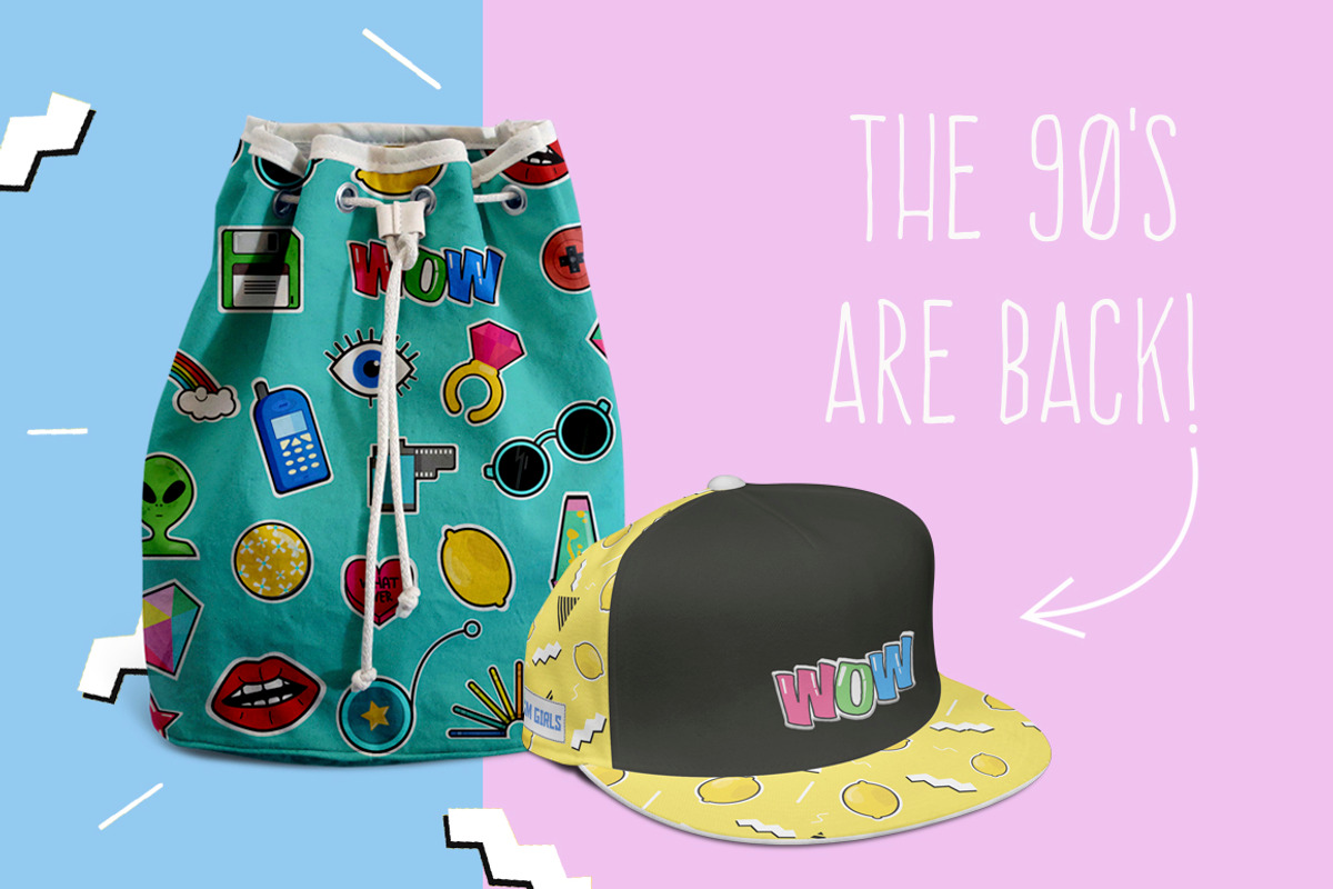 The 90's. Set patches + 6 pattern, a Decorative Illustration by BSVIT (Photo 5 of 5)