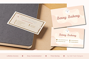 Bakery Business Card Templates, a Stationery Template by Hell Yeah Designs (Thumbnail 6 of 8)