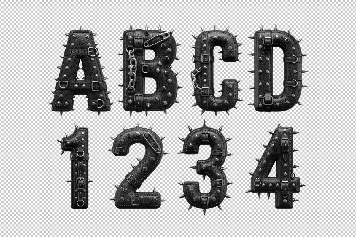 Black Punk Font, a Sans Serif Font by Handmadefont (Photo 18 of 18)