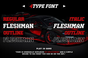 Fastrun - A Sport Display Font