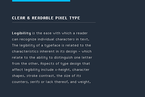 Standard Pixel Font 4 Styles