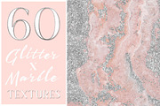 Glamorous Glitter x Marble Textures, a Texture Graphic by U + Me Studio (Thumbnail 1 of 7)