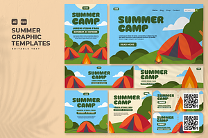 Summer Set Graphic Design V33, a Poster Template by twinstd