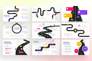 Roadmap Journey Infographic Template