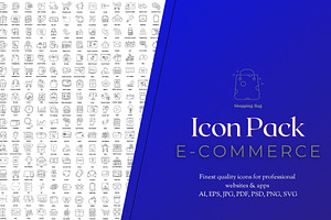 Mega Pack: 500 E-Commerce Icons