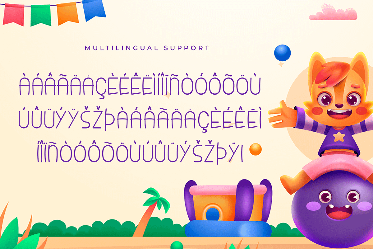 Snuggle – Modern Kids Typeface, a Handwritten Font by overlaytemplates (Photo 5 of 5)