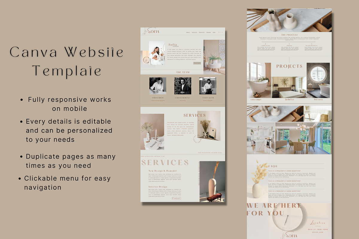Interior Design Website Template, a Websites & App Template by Prodesign (Photo 5 of 5)
