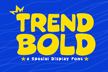 Trend Bold - Cozy & Display Font