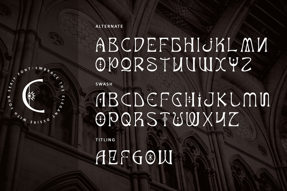 Charming Ornate, a Serif Font by Letterara (Photo 14 of 16)