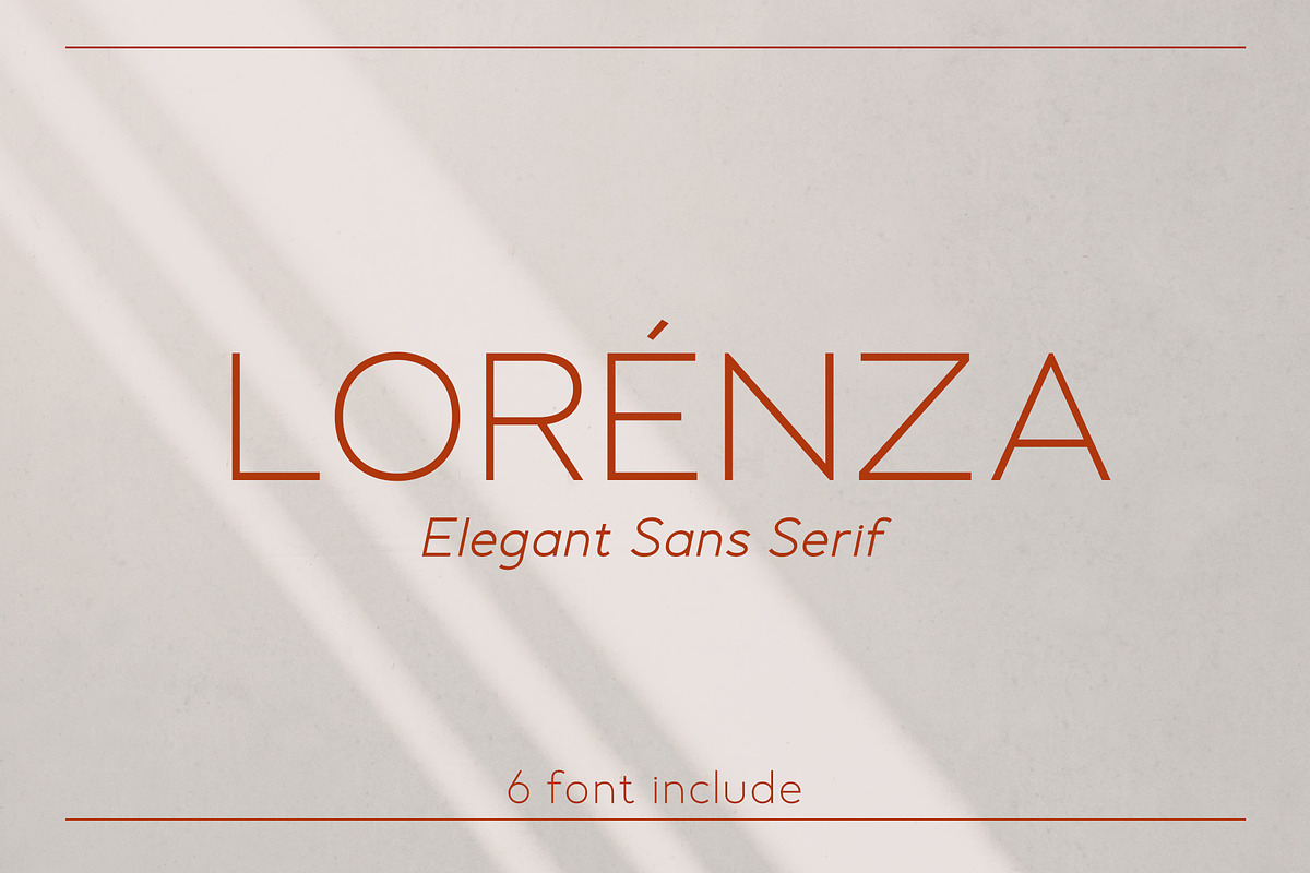 LORENZA - Elegant Sans Serif, a Sans Serif Font by Almarkhatype (Photo 9 of 9)