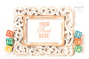 SET of 2 Baby Nursery Frame Mockup, a Print Template by MockUpHeaven (Thumbnail 2 of 2)