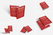 Book Cover Mockup PSD, an Advertising Mockup by Indah (Thumbnail 1 of 5)
