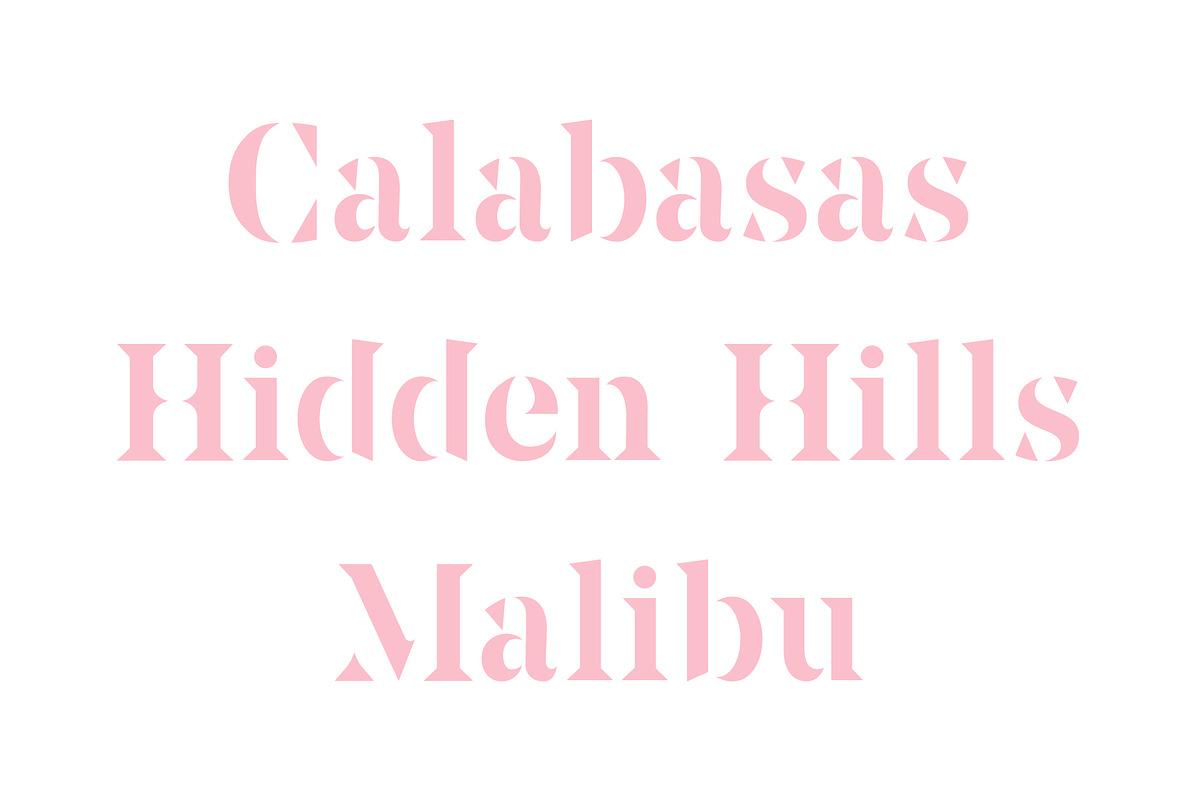 Angeles | A Serif Font Family preview 8