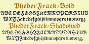 PhederFrack, a Blackletter Font by Ingrimayne Type (Thumbnail 4 of 7)