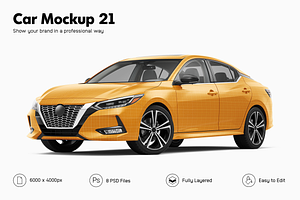 Car Mockup 21