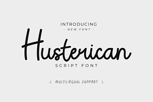 Husterican - Script Font