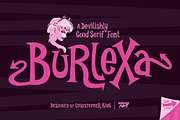 Burlexa: A Devilishly Good Serif Fon, a Font by Wingsart Studio (Thumbnail 1 of 16)