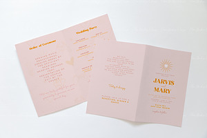 11x8.5 Booklet Mockup,Program Mockup