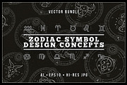 Zodiacal emblems bundle, an Object Graphic by painterr (Thumbnail 1 of 2)