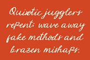 CS Belrise Pixel, a Script Font by Craft Supply Co. (Thumbnail 3 of 8)