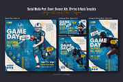 American Football Sport Social Media, a Social Media Template by Creative_View (Thumbnail 3 of 8)