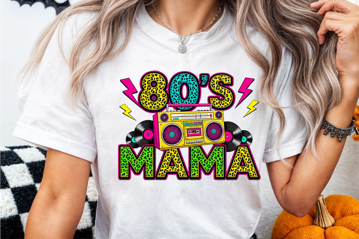 80's mama png sublimation design, a Technology Illustration by Rose Art (Photo 4 of 4)