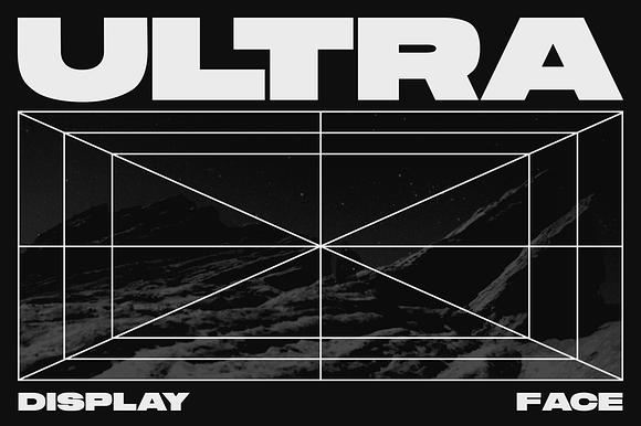 NF ULTRA - Expanded Display Font preview 7