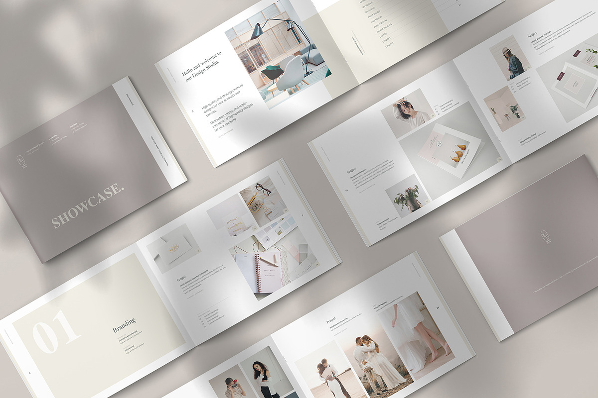 Serenity Portfolio Book, a Brochure Template by Imagination Area (Photo 2 of 9)