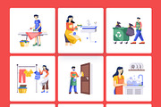 Thematic Illustrations, a Person Illustration by Vectors Market (Thumbnail 20 of 24)