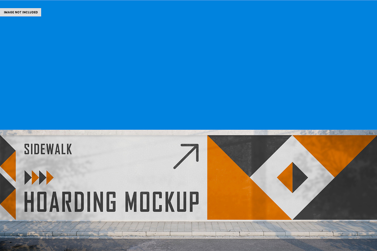 Outdoor Wall Hoarding Mockup, an Advertising Mockup by Farabion Studio (Photo 2 of 2)