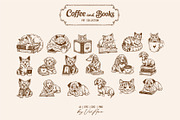 Coffee & Books Bookish Vector Set, an Object Graphic by VerAna (Thumbnail 13 of 23)