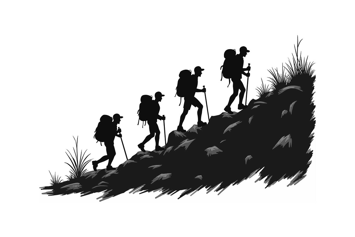 Mountain Adventure Silhouette Bundle, an Object Graphic by Gfx_Store (Photo 14 of 16)