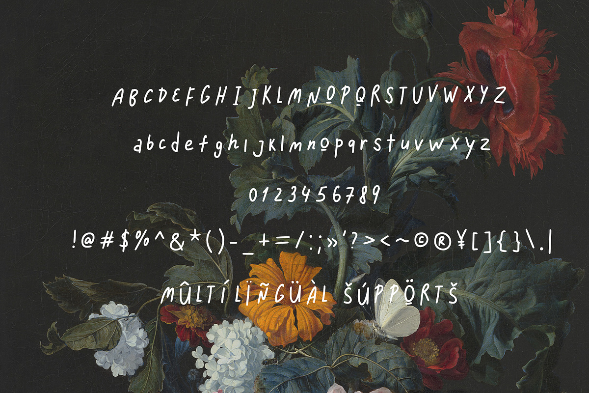 FLORAL VIBE - HANDWRITTEN QUOTE FONT, a Script Font by Ashiya Pixel (Photo 3 of 11)