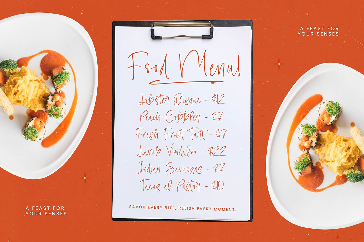 Sensation Fruity Natural Handwritten, a Script Font by stylishtype.co (Photo 3 of 20)
