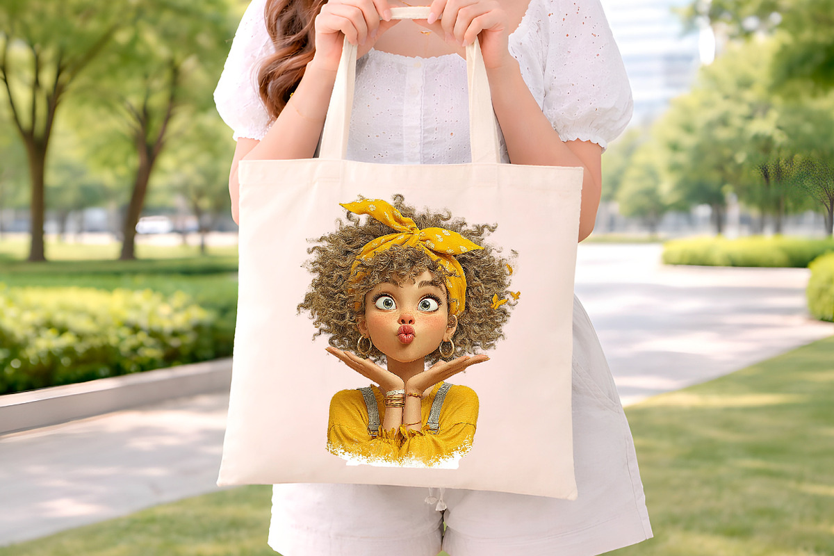 Watercolor Funny Birthday Girls Clip, an Illustration by Digital Artistic99 (Photo 9 of 11)
