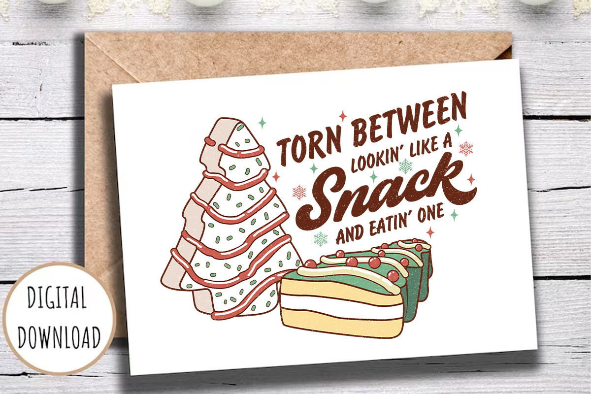 Funny Christmas Tree Cake PNG, an Object Graphic by Boodesign (Photo 3 of 3)