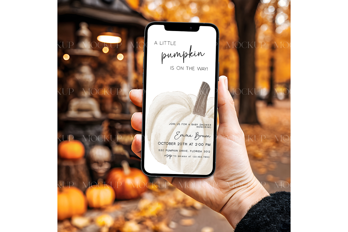 Halloween Season iPhone Mockup, a Product Mockup by MockupWizard (Photo 2 of 3)