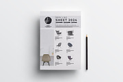 Line Sheet Bundle | Word & Indesign, a Stationery Template by obayes (Thumbnail 15 of 17)