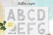 Handdrawn alphabet inspired by Sea, a Decorative Illustration by Pippi Draws (Thumbnail 4 of 13)
