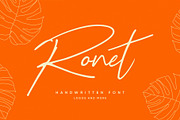 Ronet Perfect Ink Pen Script Font, a Script Font by Yasir Ekinci (Thumbnail 1 of 20)