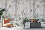 Wallpaper mockup | Boy's room mockup, a Household Mockup by Hunny Badger (Thumbnail 1 of 6)